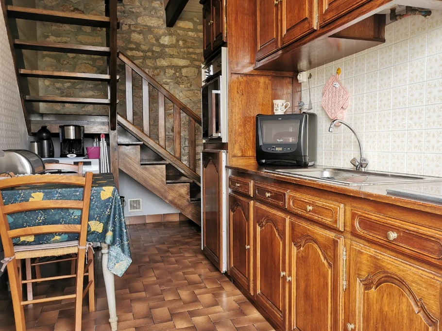 entrée par la cuisine