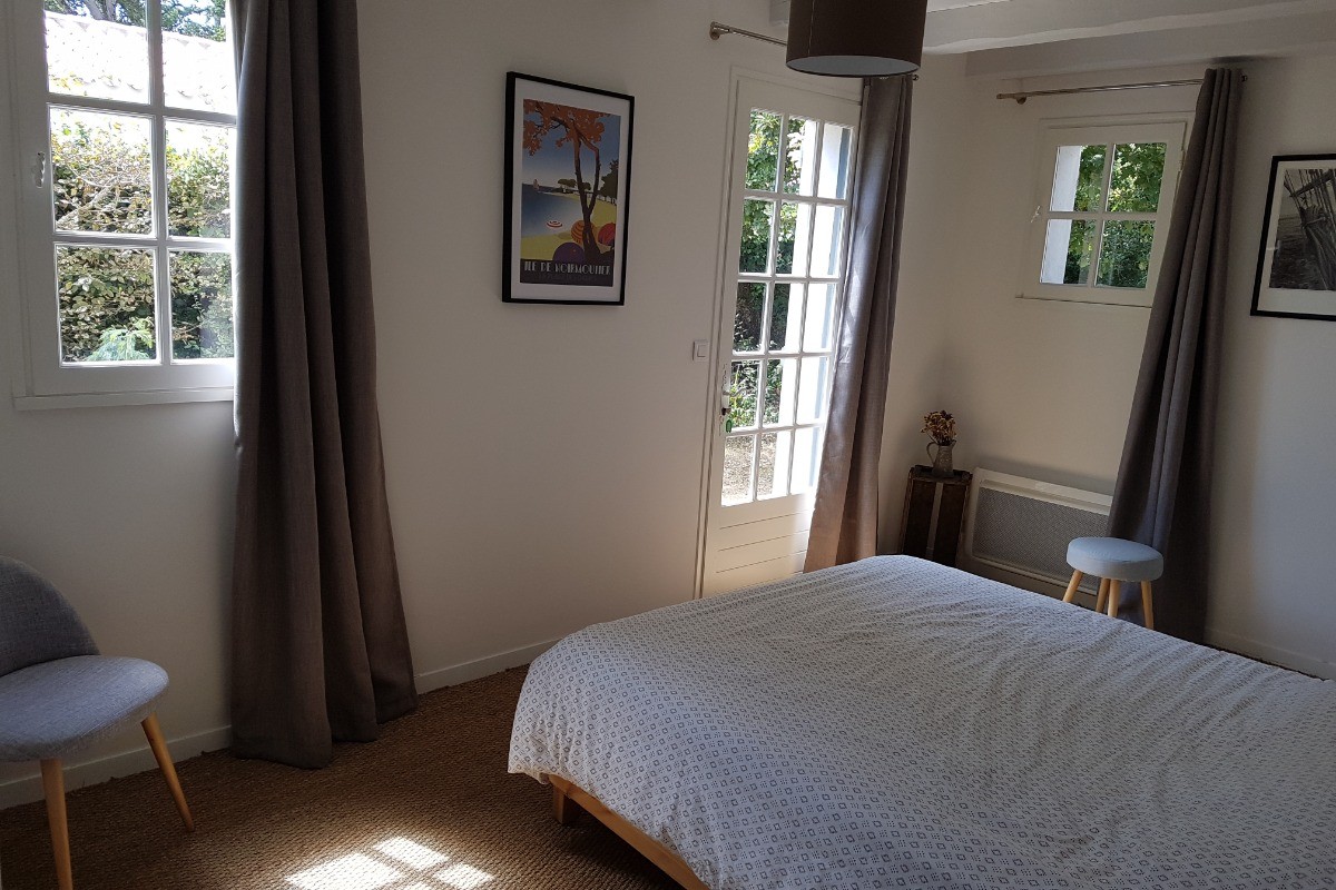 Chambre double rez de chaussée