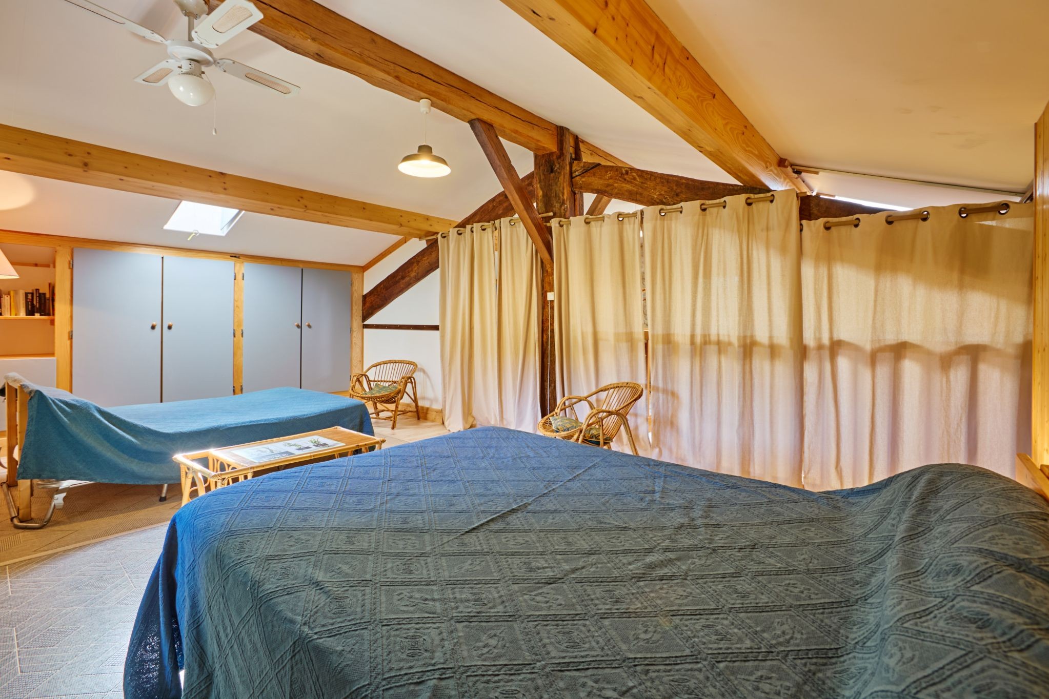In the mezzanine: sleeps 4