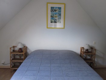 chambre lit double sous comble