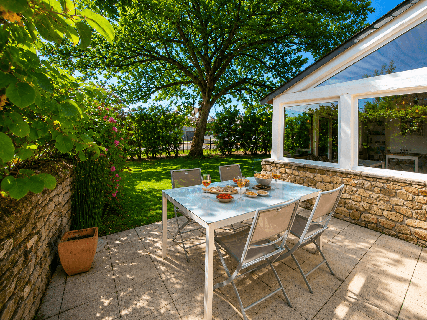 terrasse près de la cuisine