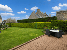 Large garden with a terrace and garden furniture. A charcoal barbecue and a secure garage for your bikes are available. Private parking on the enclosed property