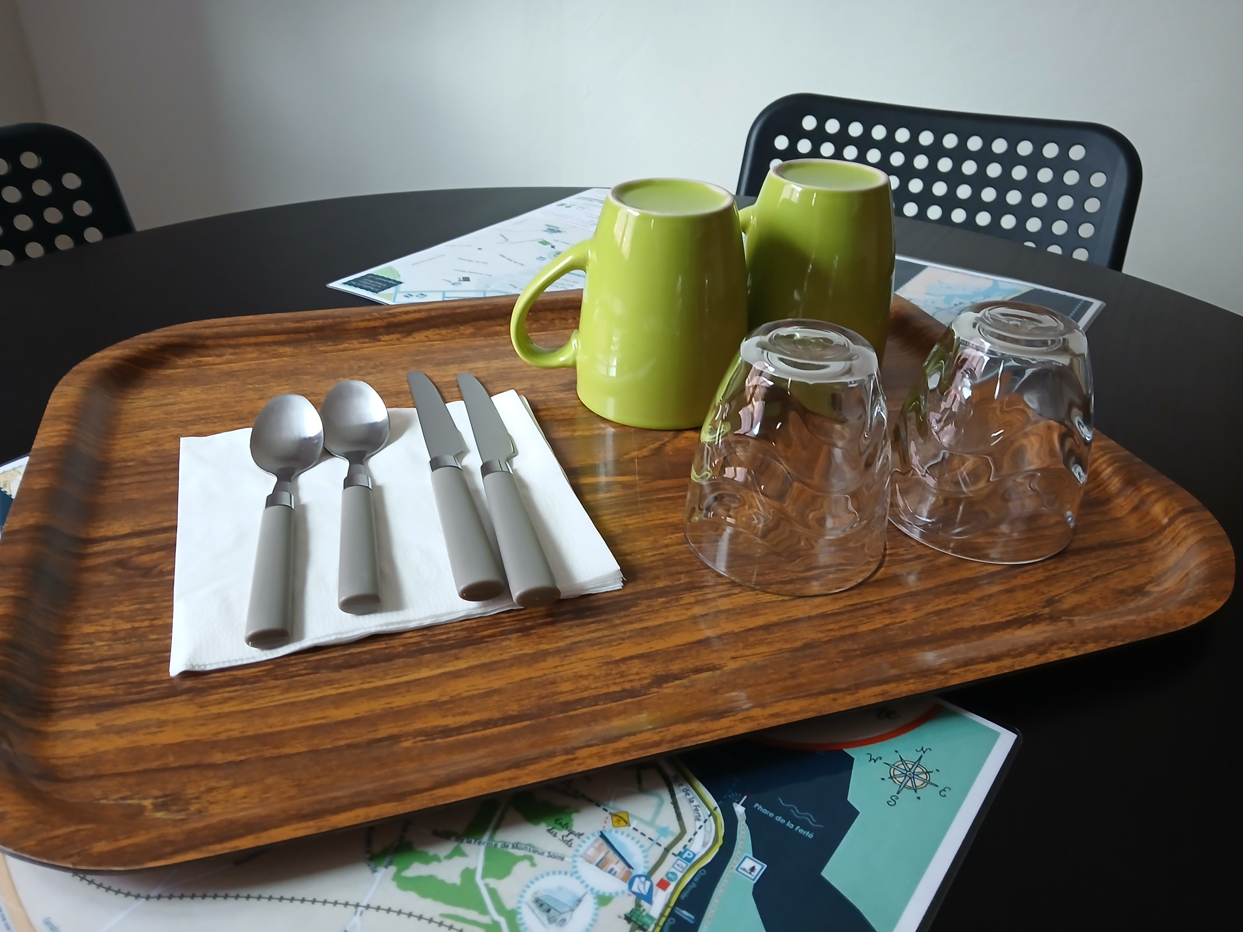 Plateau petit déjeuner Chambre d'hôtes Nibas La Somme