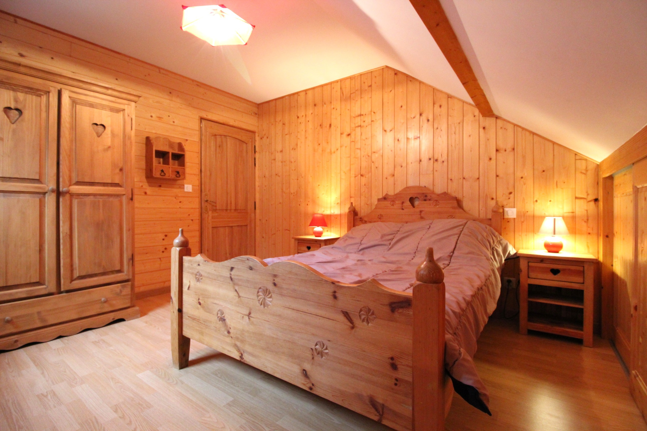 Chambre n°2 - Le Chalet Vert, 1er étage, à La Bresse