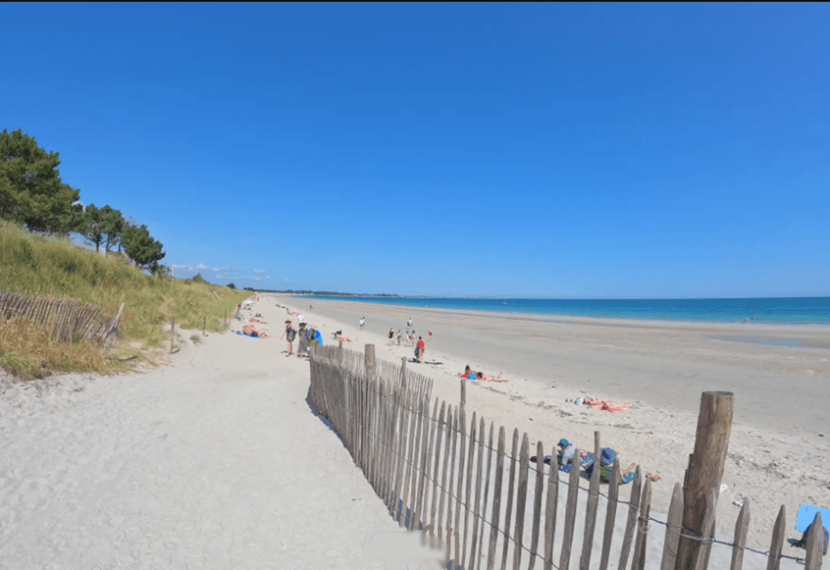 Treustel beach in Combrit