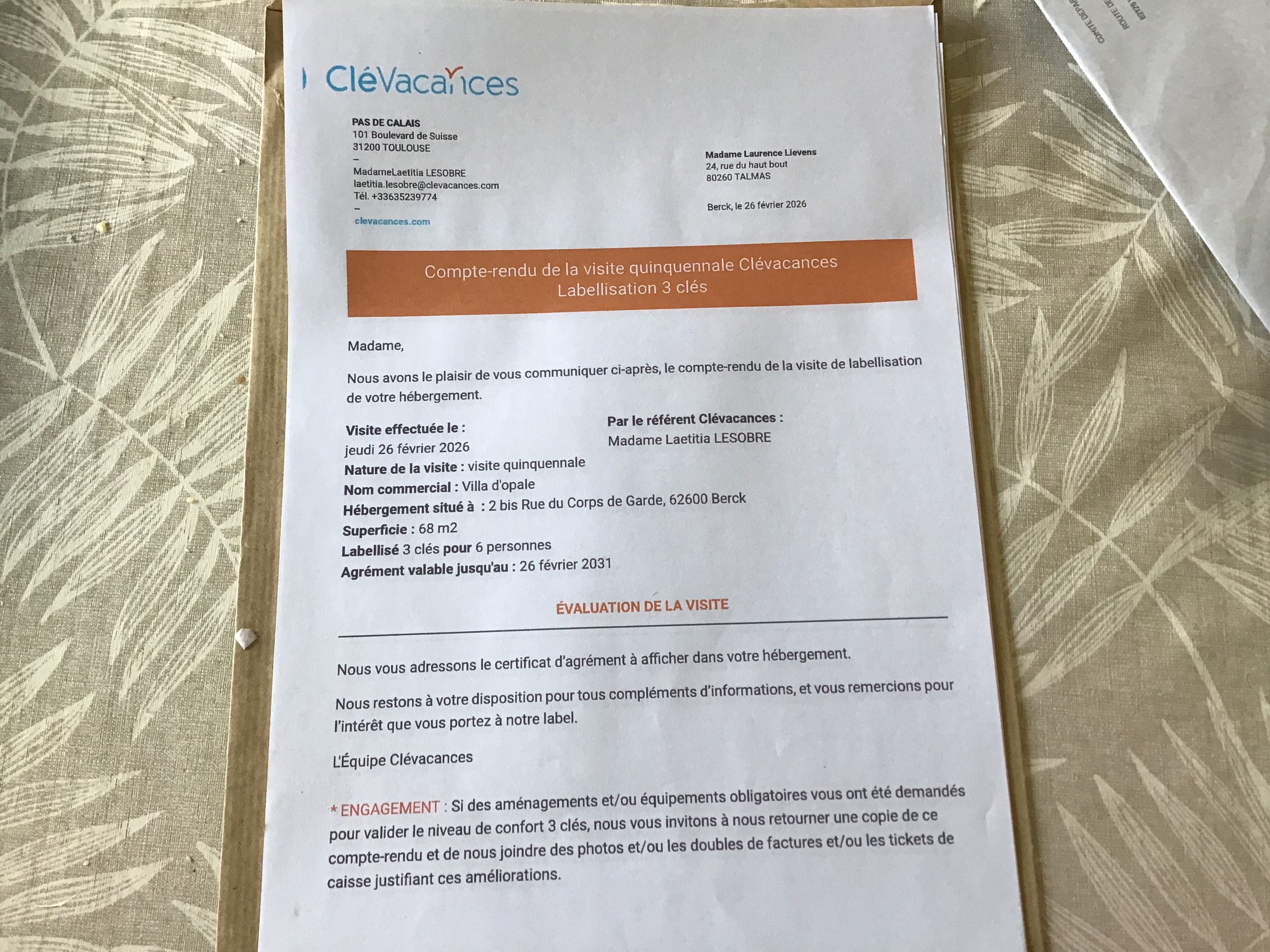 clevacances classification