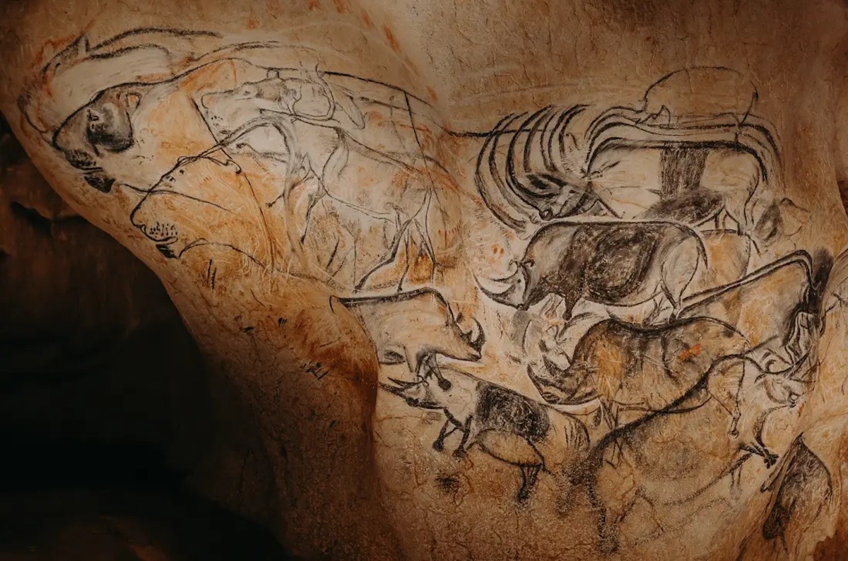 The CHAUVET cave 2 Lion panels