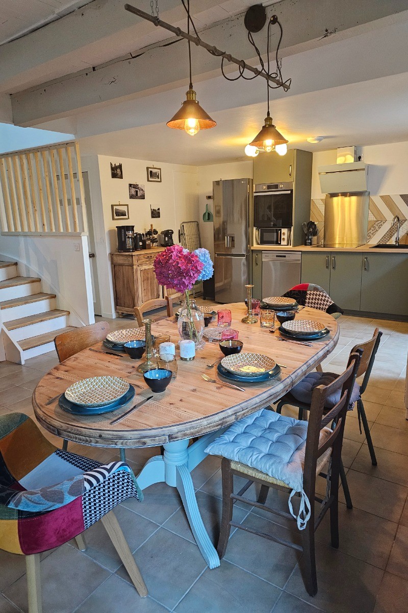 vue salle à manger/cuisine