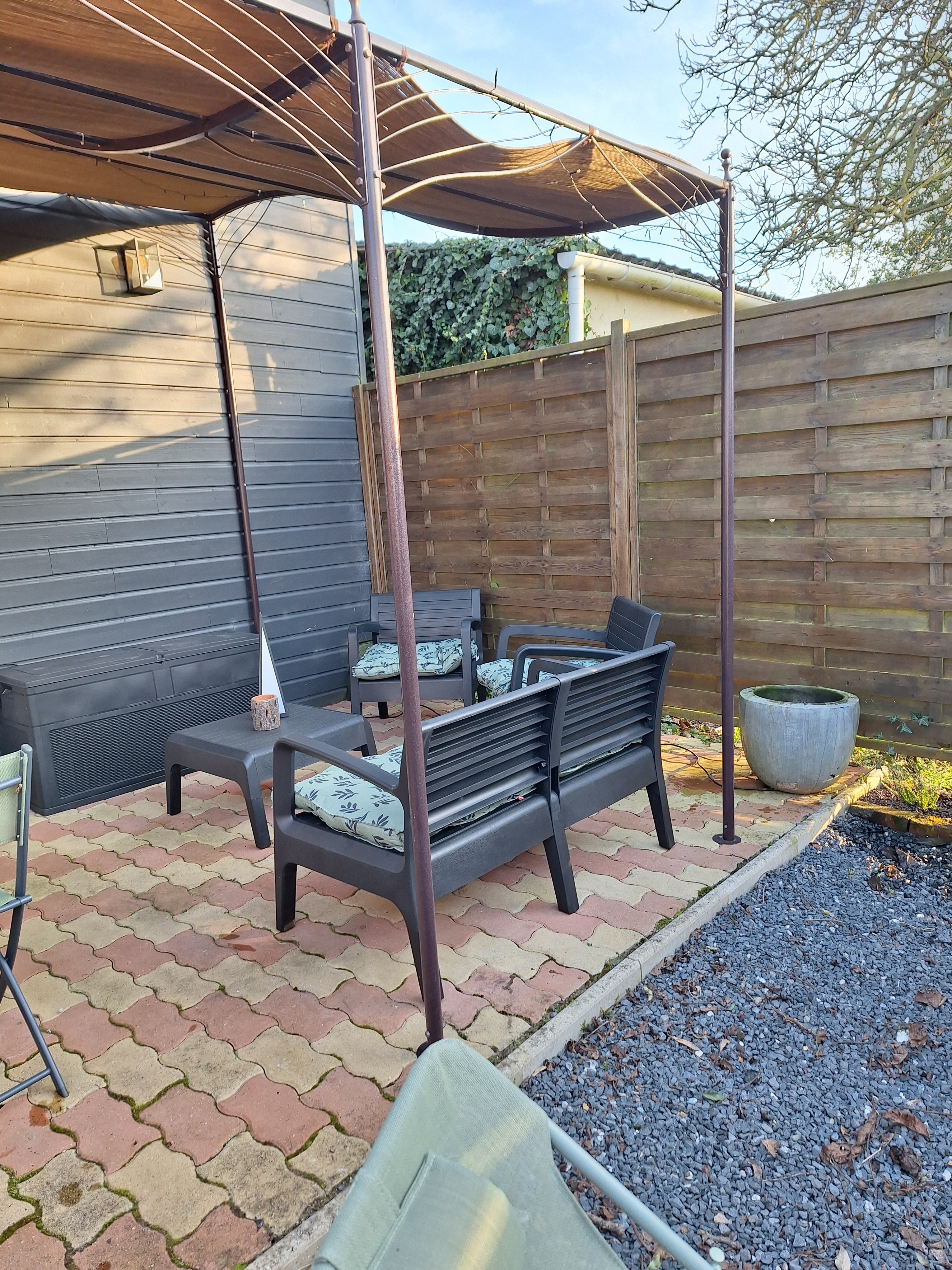 Terrasse de votre gîte