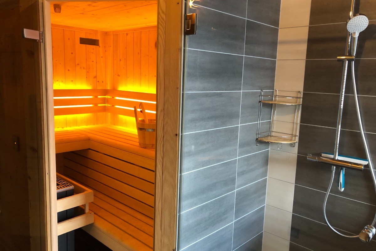 Sauna et salle de bains - Le "Chalet" de Popy