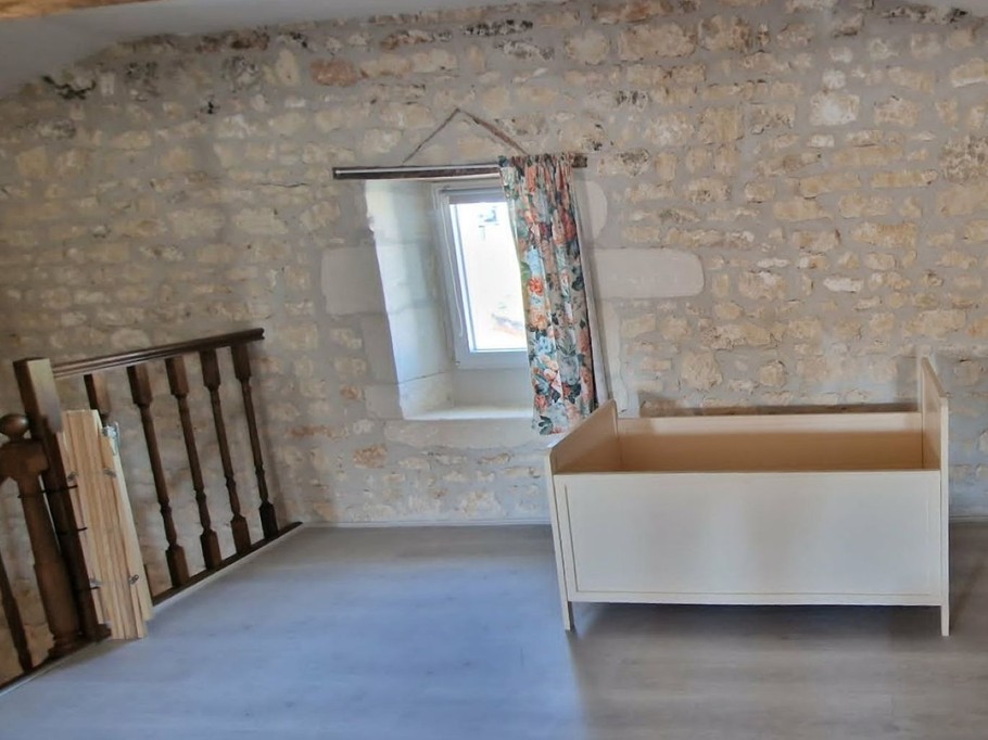 The attic is equipped for 1 or 2 people and a young child with a nappy changing table and cot.