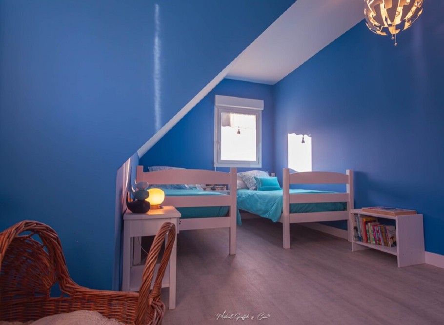 Chambre bleue