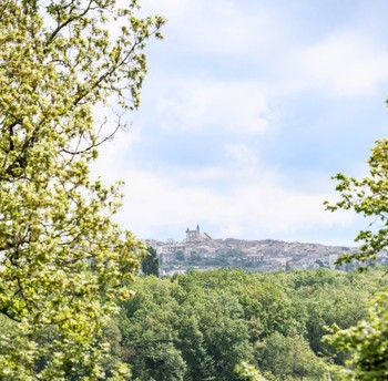 Vue sur Monflanquin, Un des Plus Beaux Villages de France