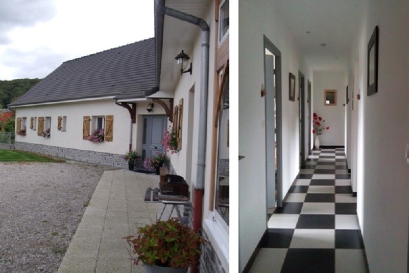 Couloir vers les 4 chambres