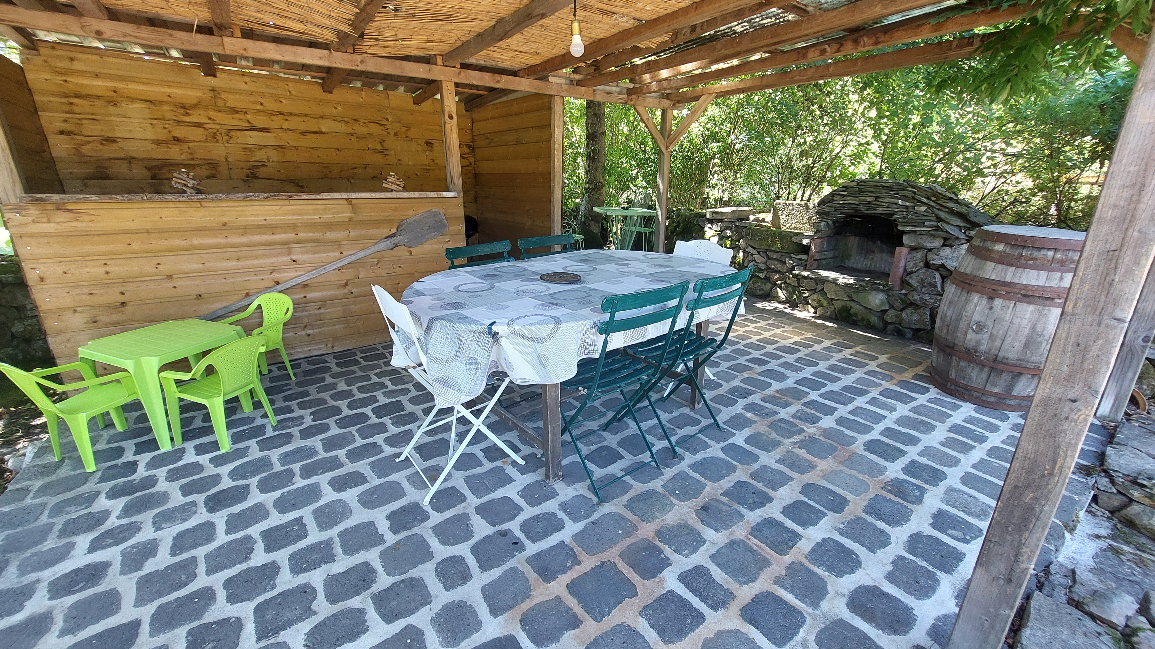 Salle à manger d'été