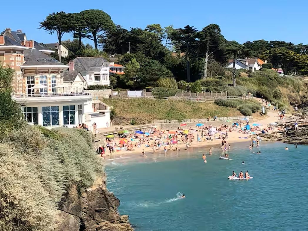 Beach nearby Pornic