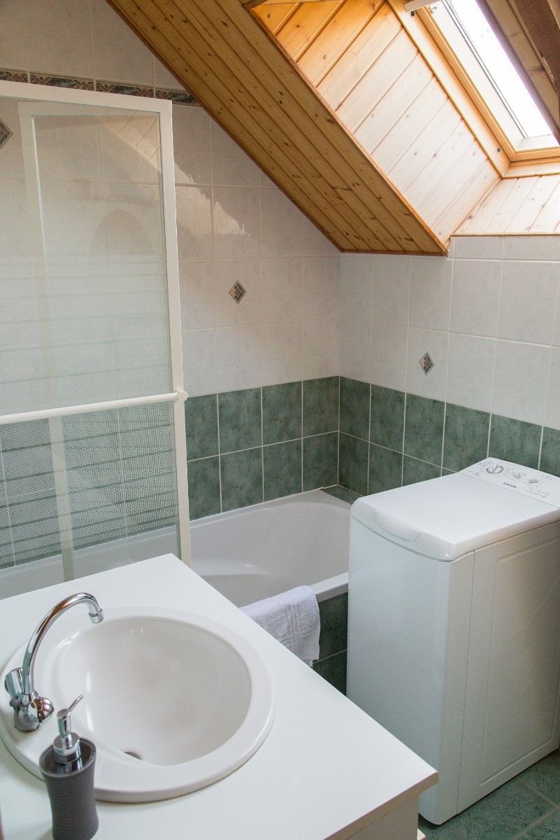 Le gîte est équipé d'un lave linge