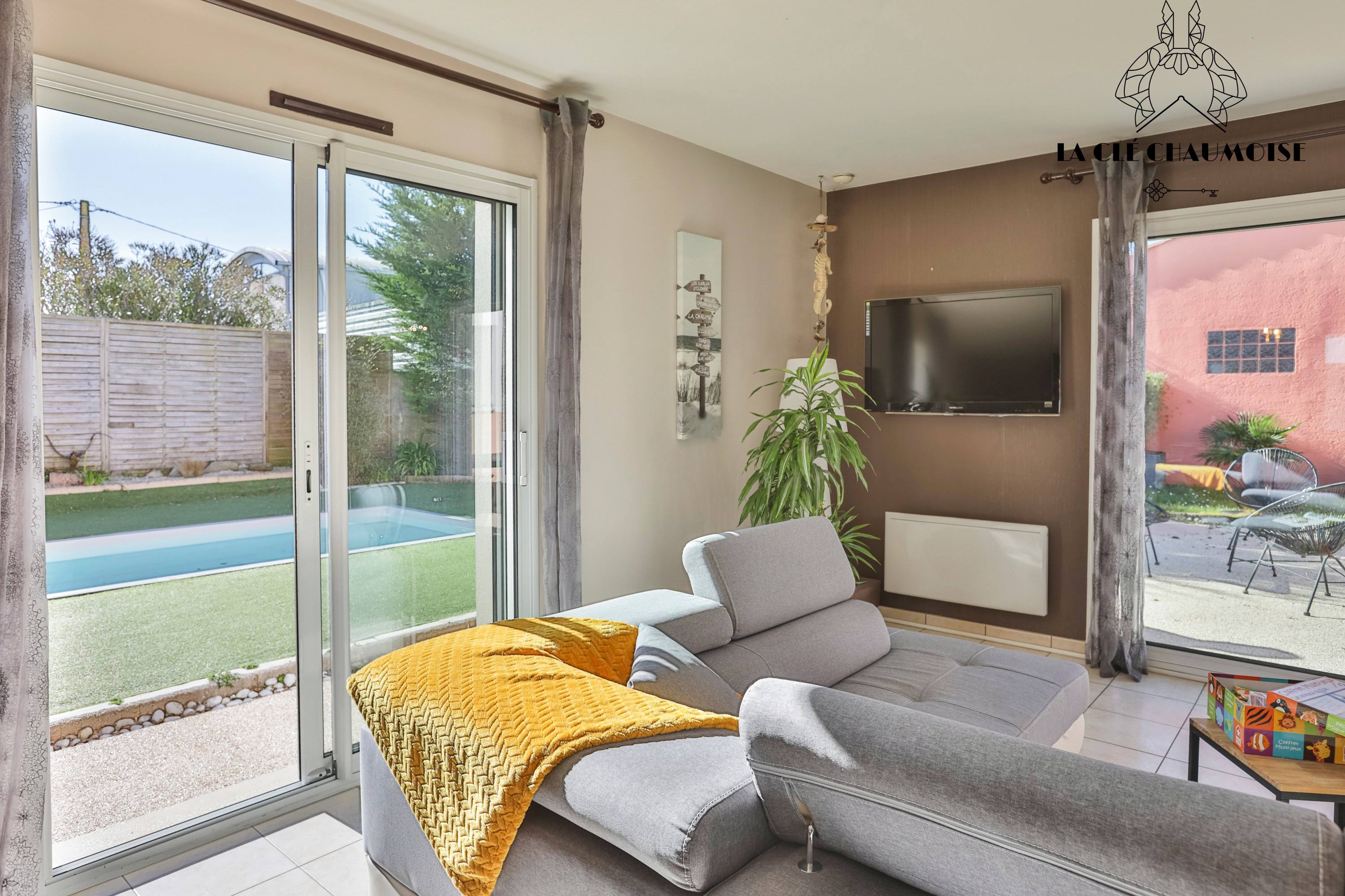 Salon donnant sur jardin expo Sud / Sud Est