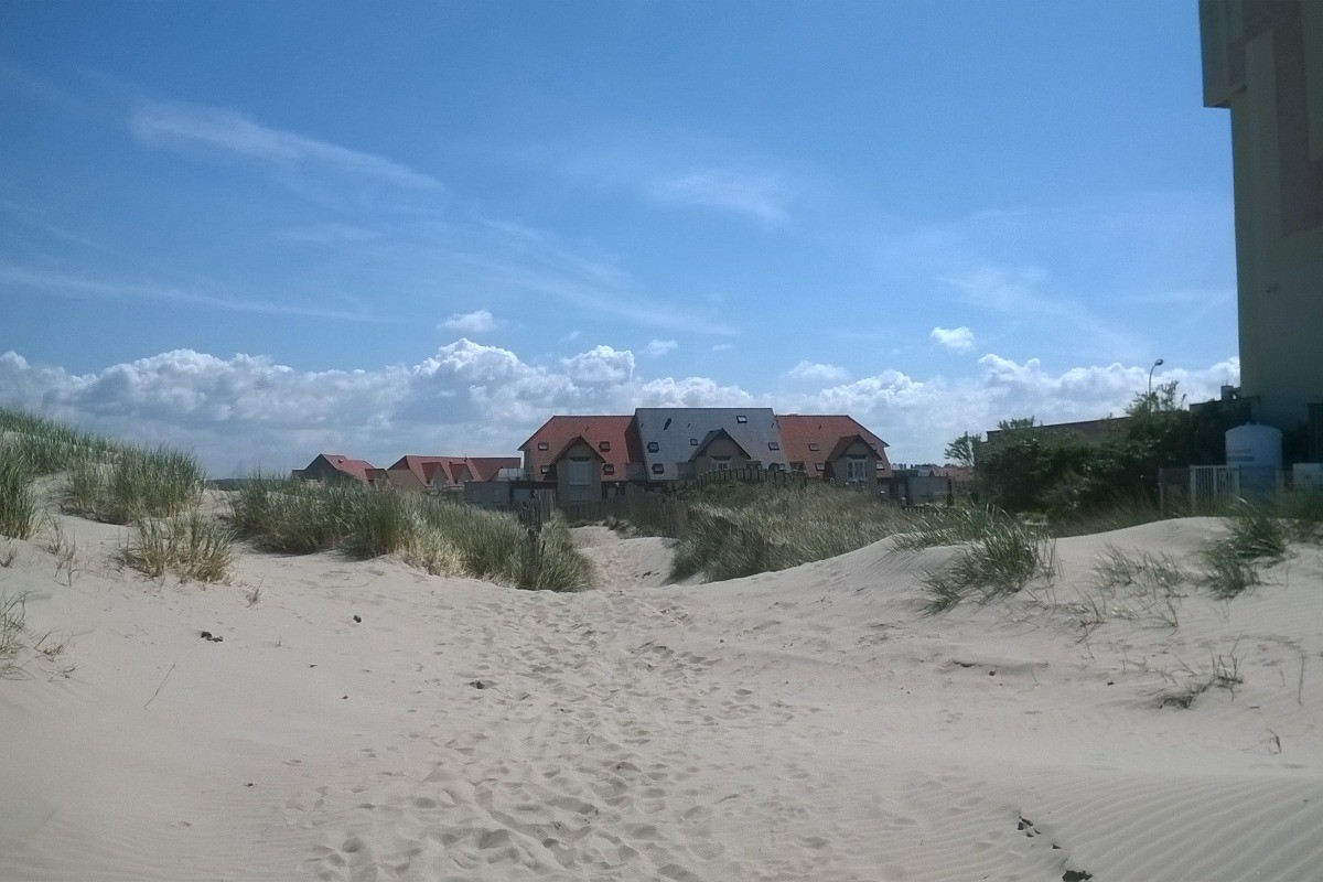 Vue immeuble de la plage