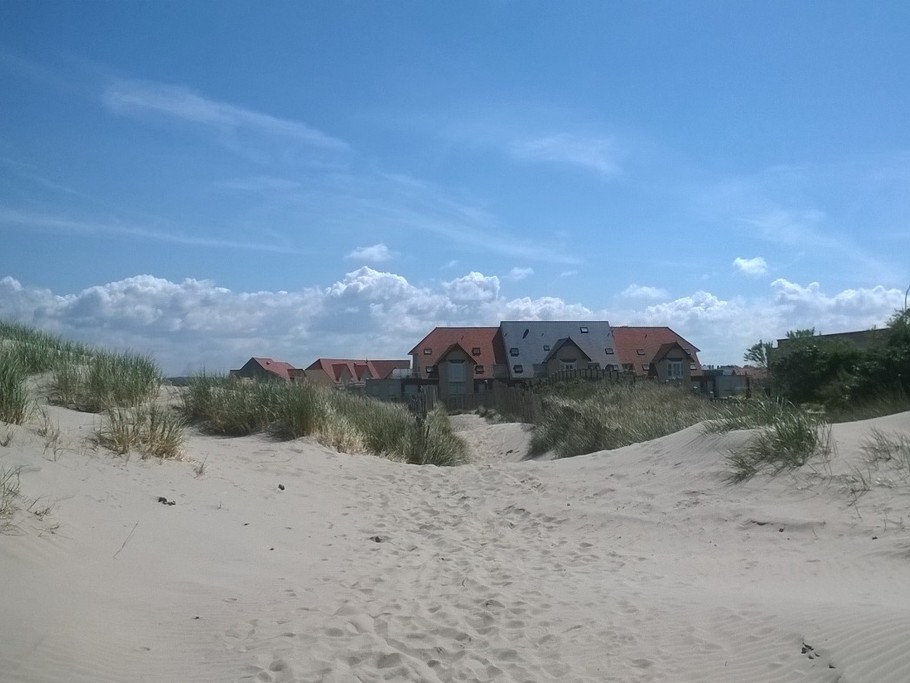 Vue immeuble de la plage