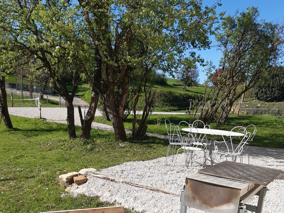 terrace and barbecue