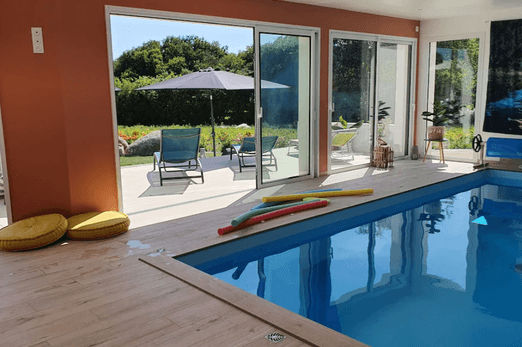 Piscine intérieure chauffée toute l'année