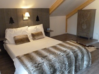 Chambre étage avec balcon - Chalet les Biches - Gérardmer Vosges