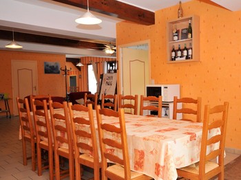 Grande table pour petits déjeuners