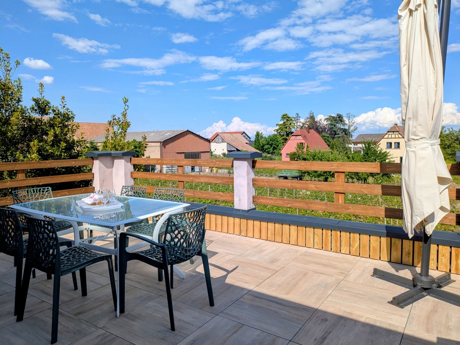 Large private terrace
