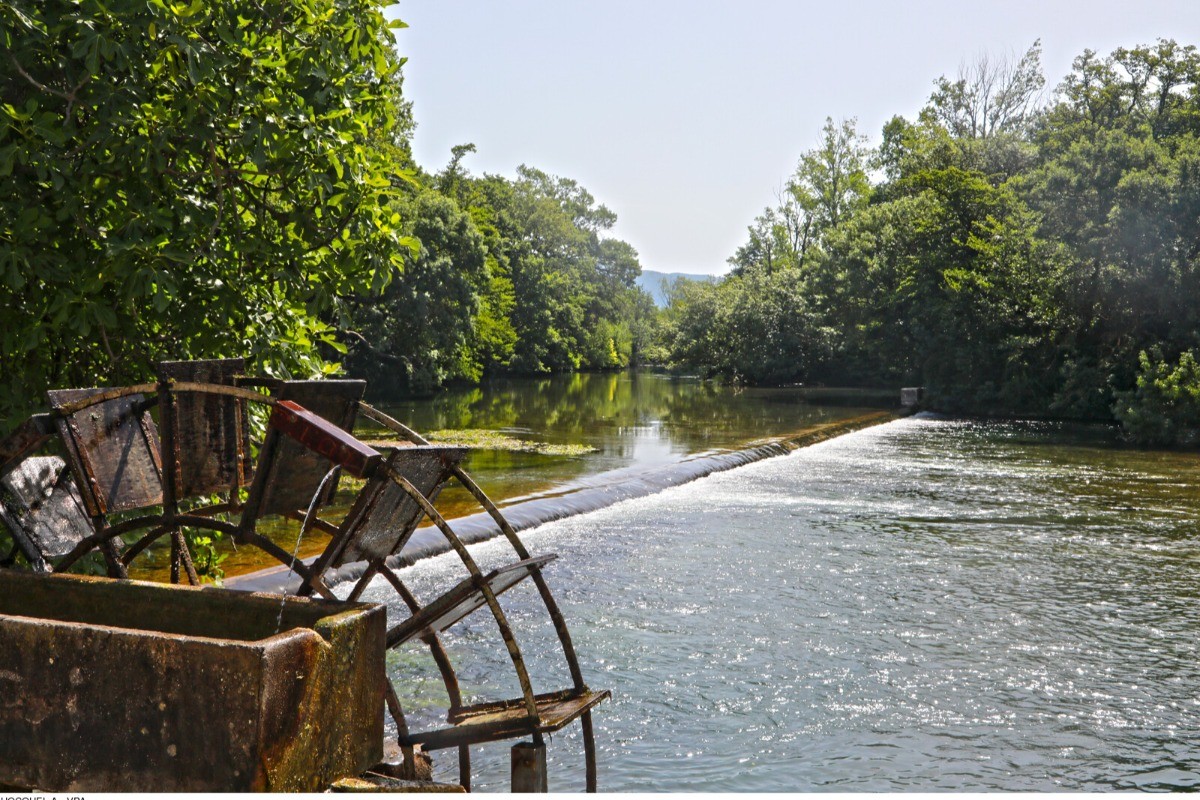 Vue sur l'Isle sur la Sorgue