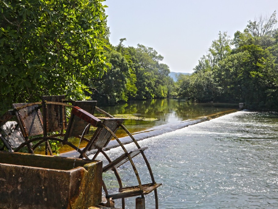 Vue sur l'Isle sur la Sorgue