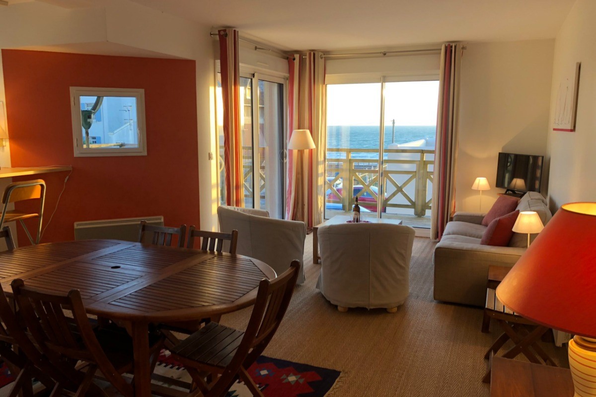 Villa Dauphine - Appartement Corail - Séjour-Salon