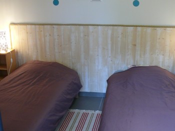 Chambre deux couchages en 90