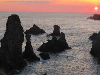 couché de soleil port coton