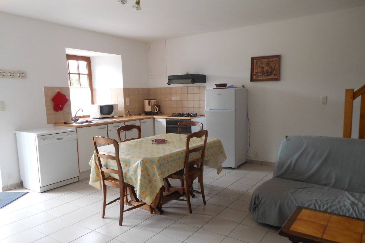 séjour avec coin cuisine