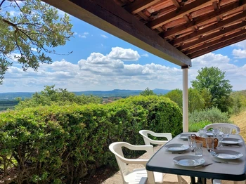 Terrasse avec vue panoramique