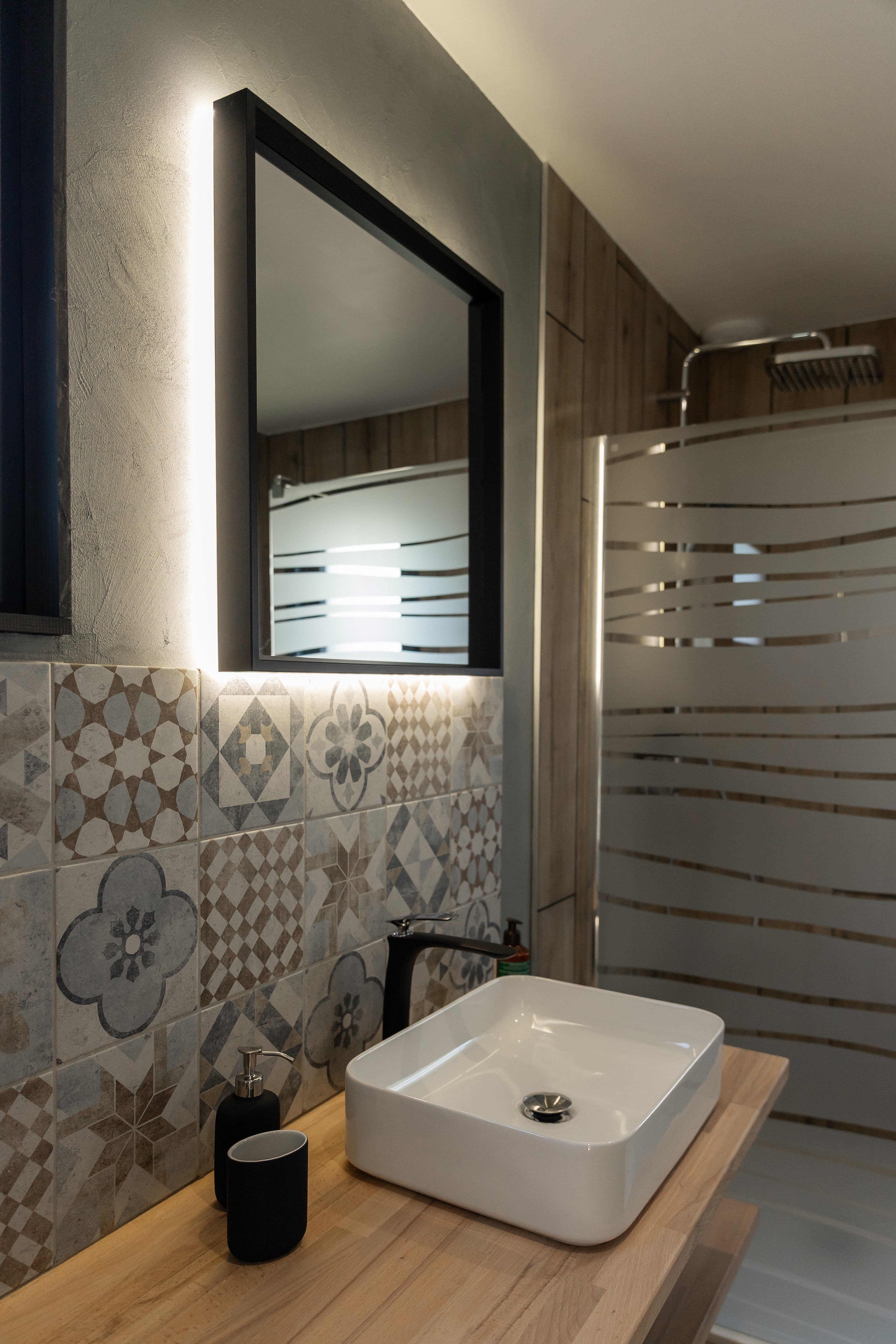 Shower room – Oslo holiday cottage – Saint-Léonard, Vosges