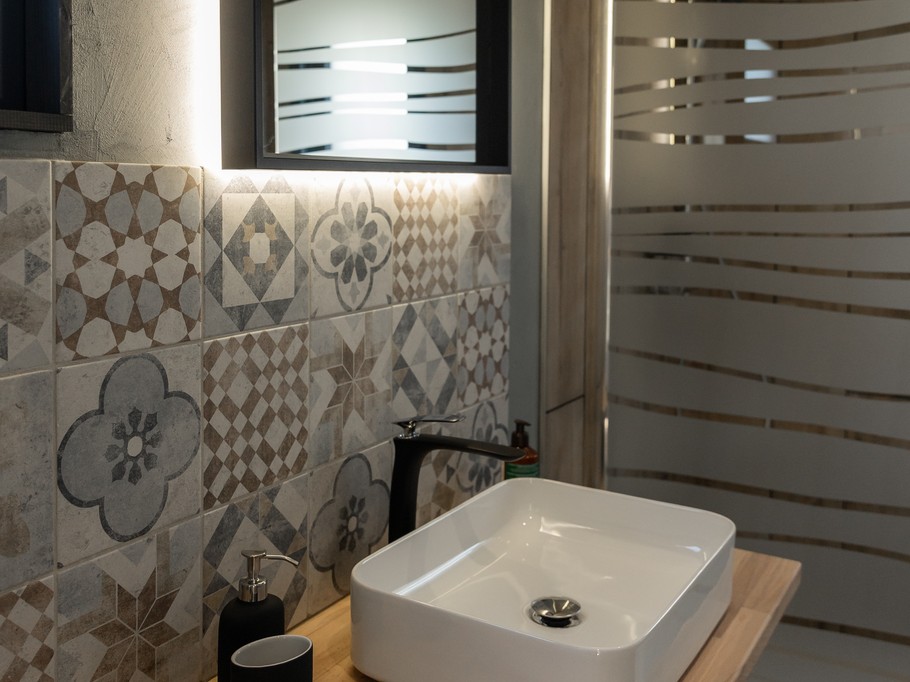Shower room – Oslo holiday cottage – Saint-Léonard, Vosges