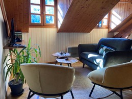 Mountain views from the lounge area: south-facing, perfect for a well-deserved rest