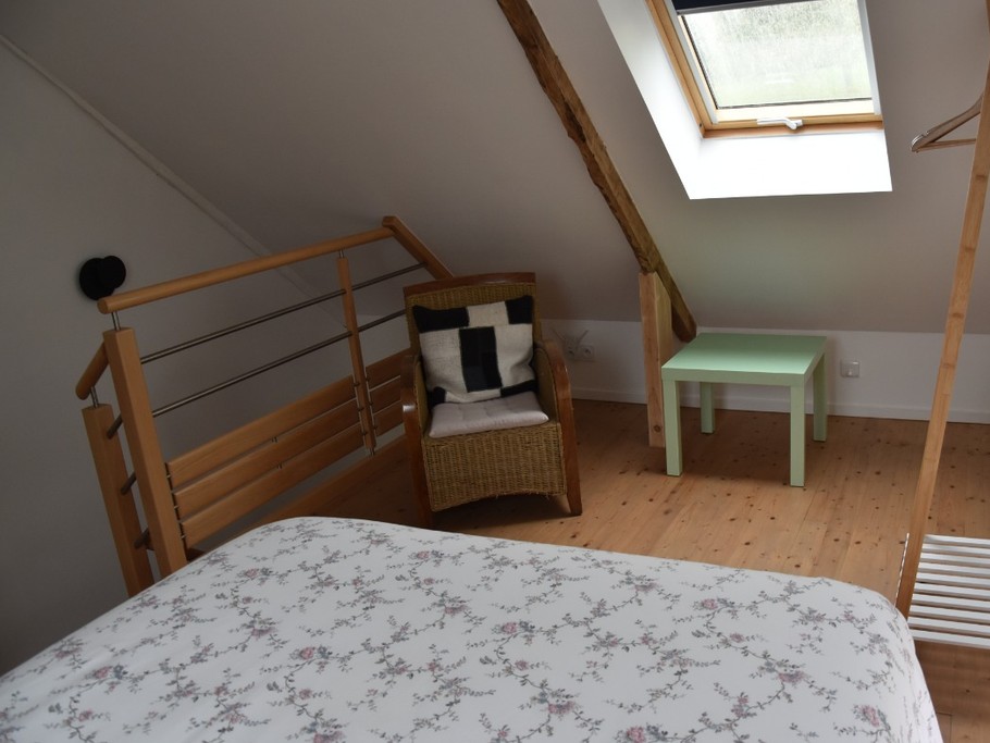 Clévacances, Location, 2 personnes, Mellionnec, chambre.