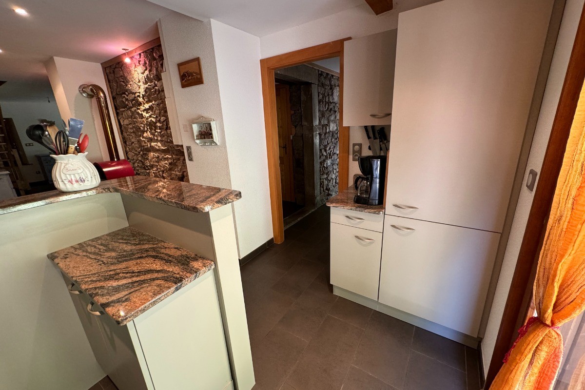 Espace cuisine - Gîte Gentiane - Domaine de la Prairie des Prés