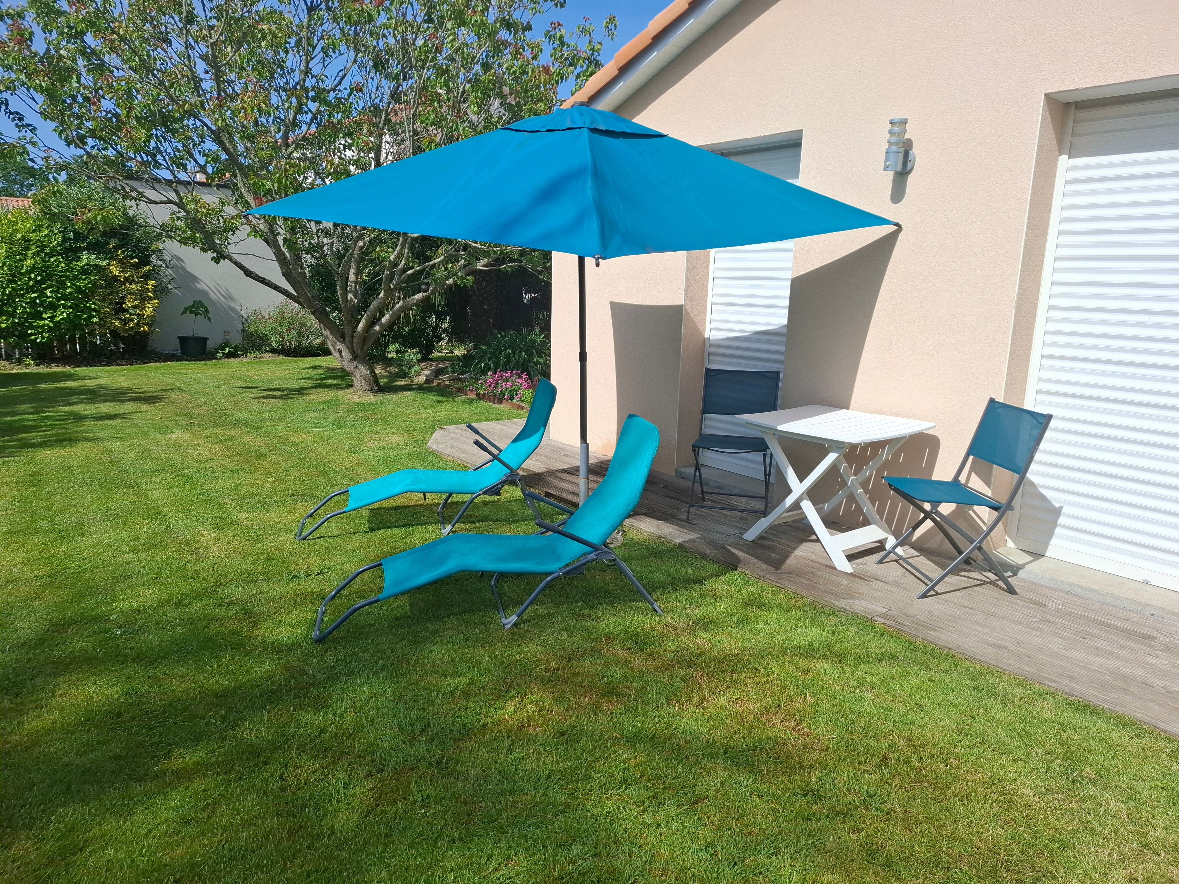 salon de jardin privé