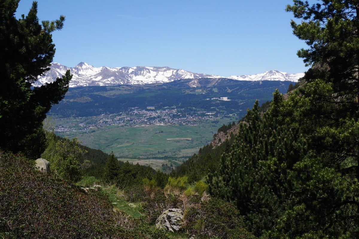 Point de vue de Font Romeu - Vue de la vallée d'Eyne