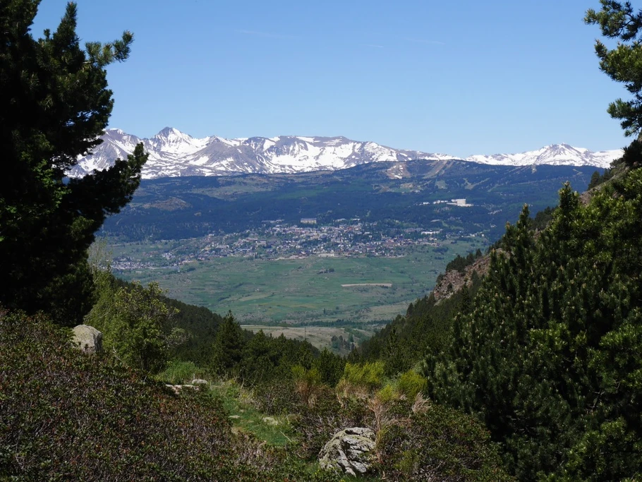 Point de vue de Font Romeu - Vue de la vallée d'Eyne
