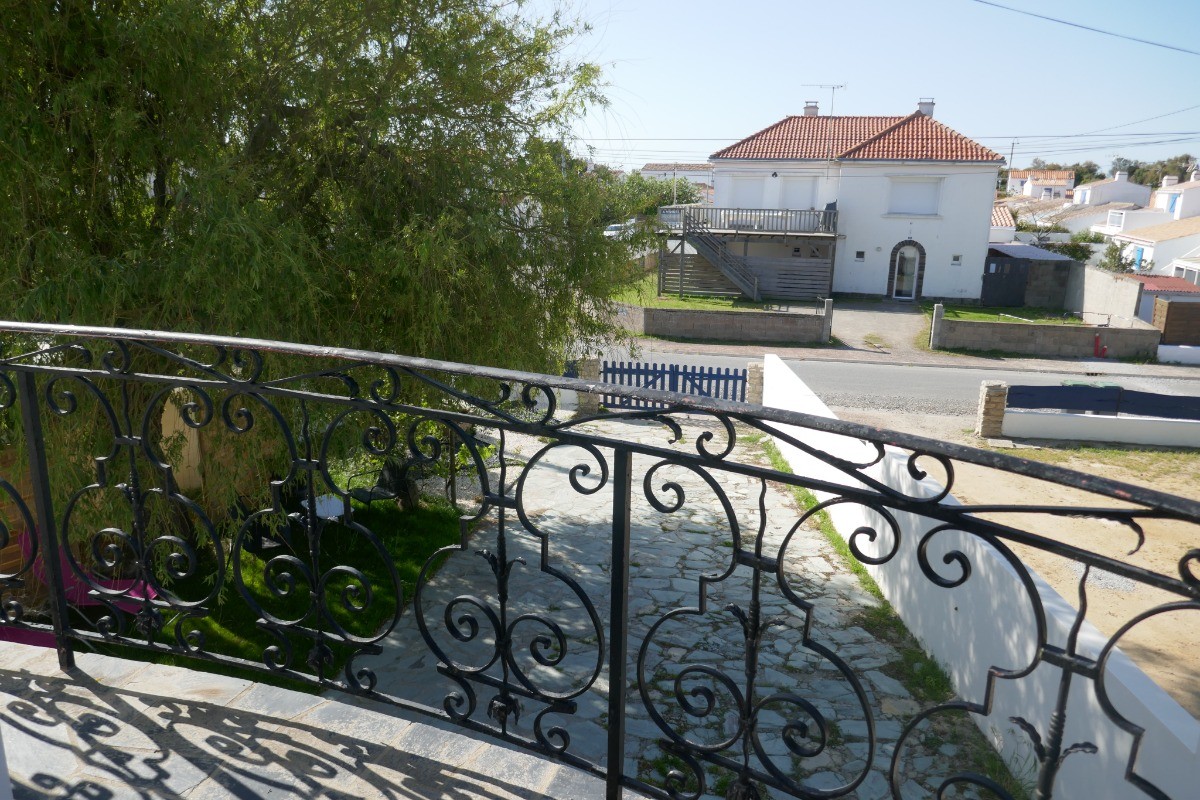 Balcon accessible depuis la chambre à l'étage