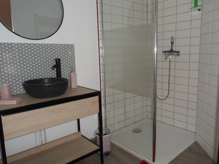 la salle de douche