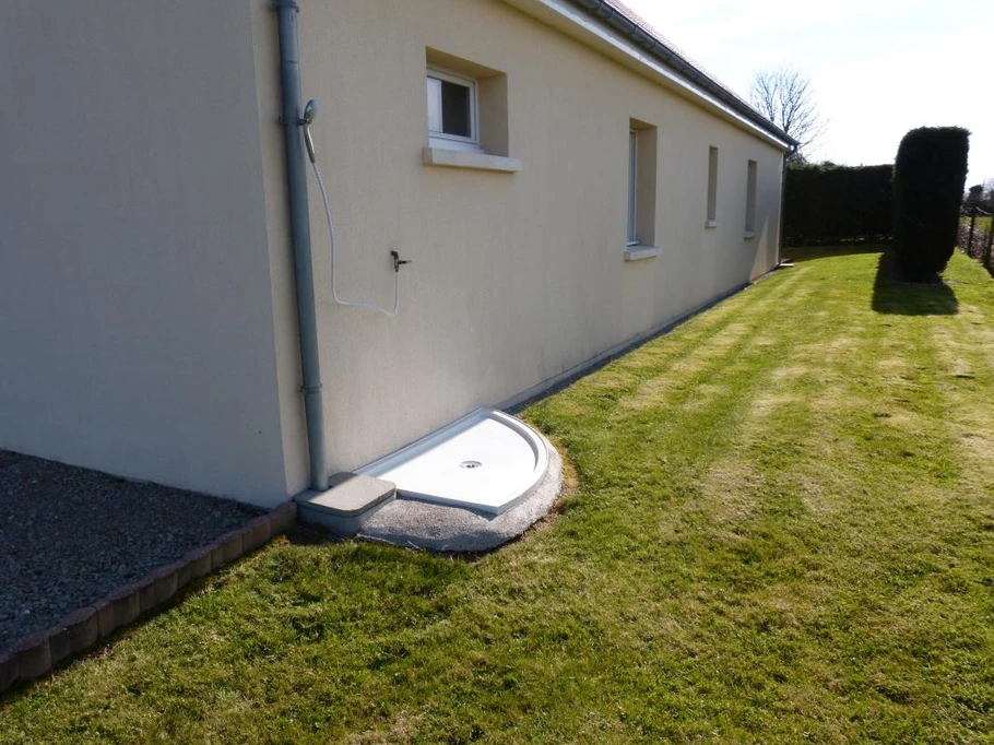la douche à l'extérieur