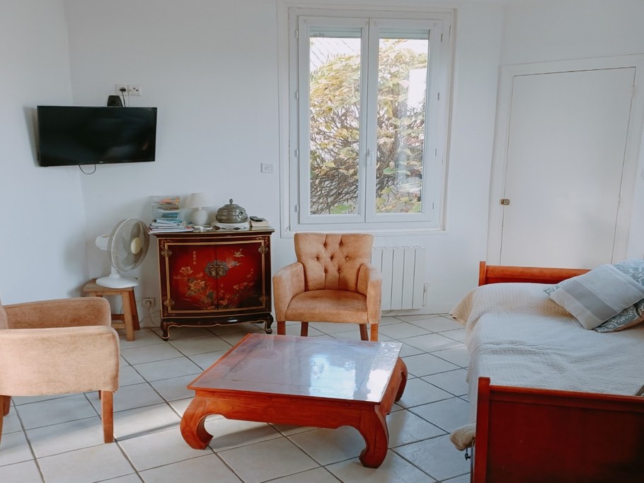 La Maison Triange, appartement 2 à 4 personnes, Montrond les Bains - Salon lumineux