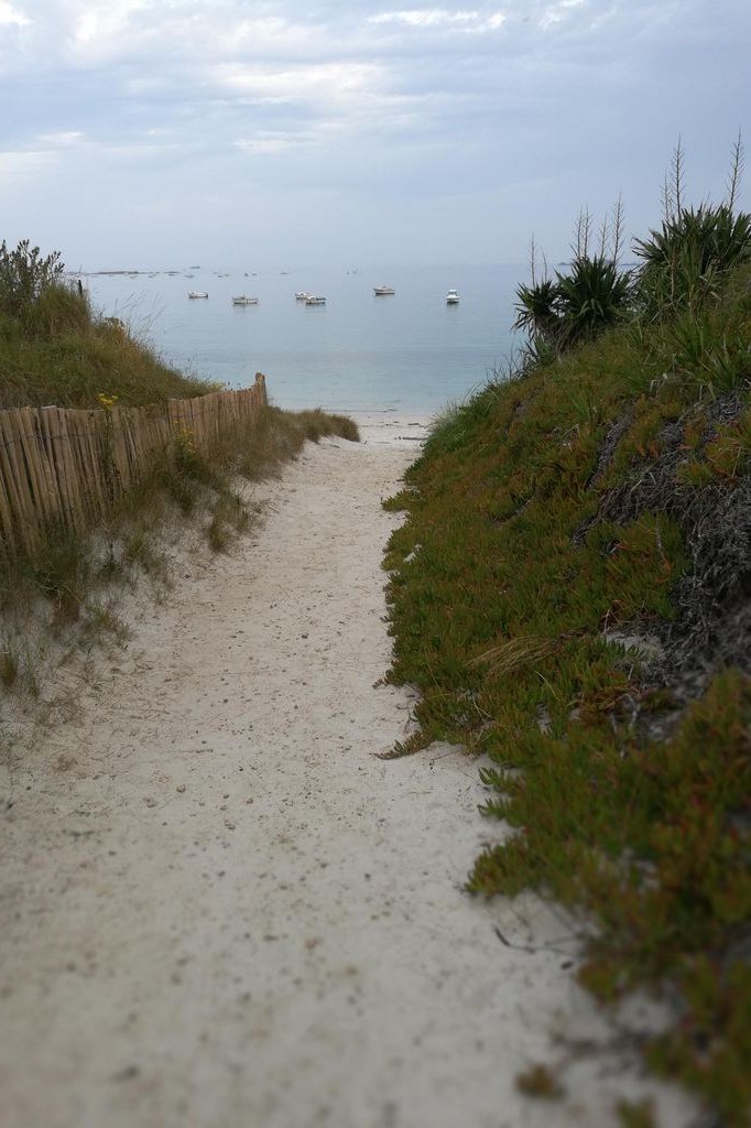 Chemin plage près de la maison