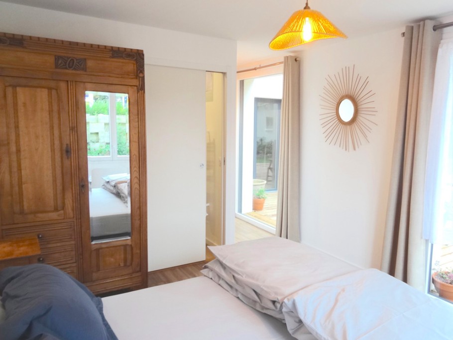 Jacob, Clévacances, location, Plouha, la chambre avec 2 lits de 80 jumelables